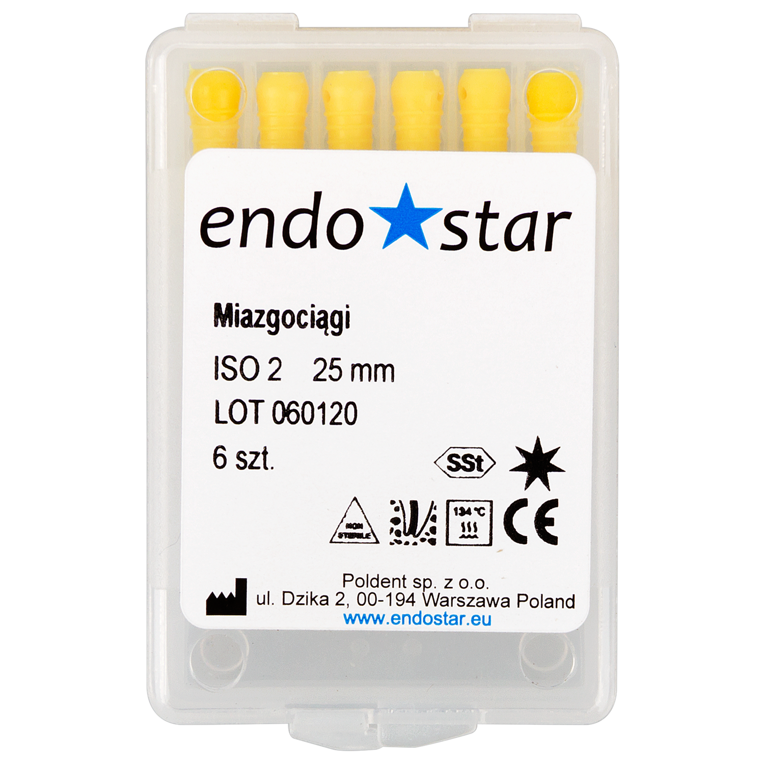 Пульпоэкстракторы 6 шт. Endostar