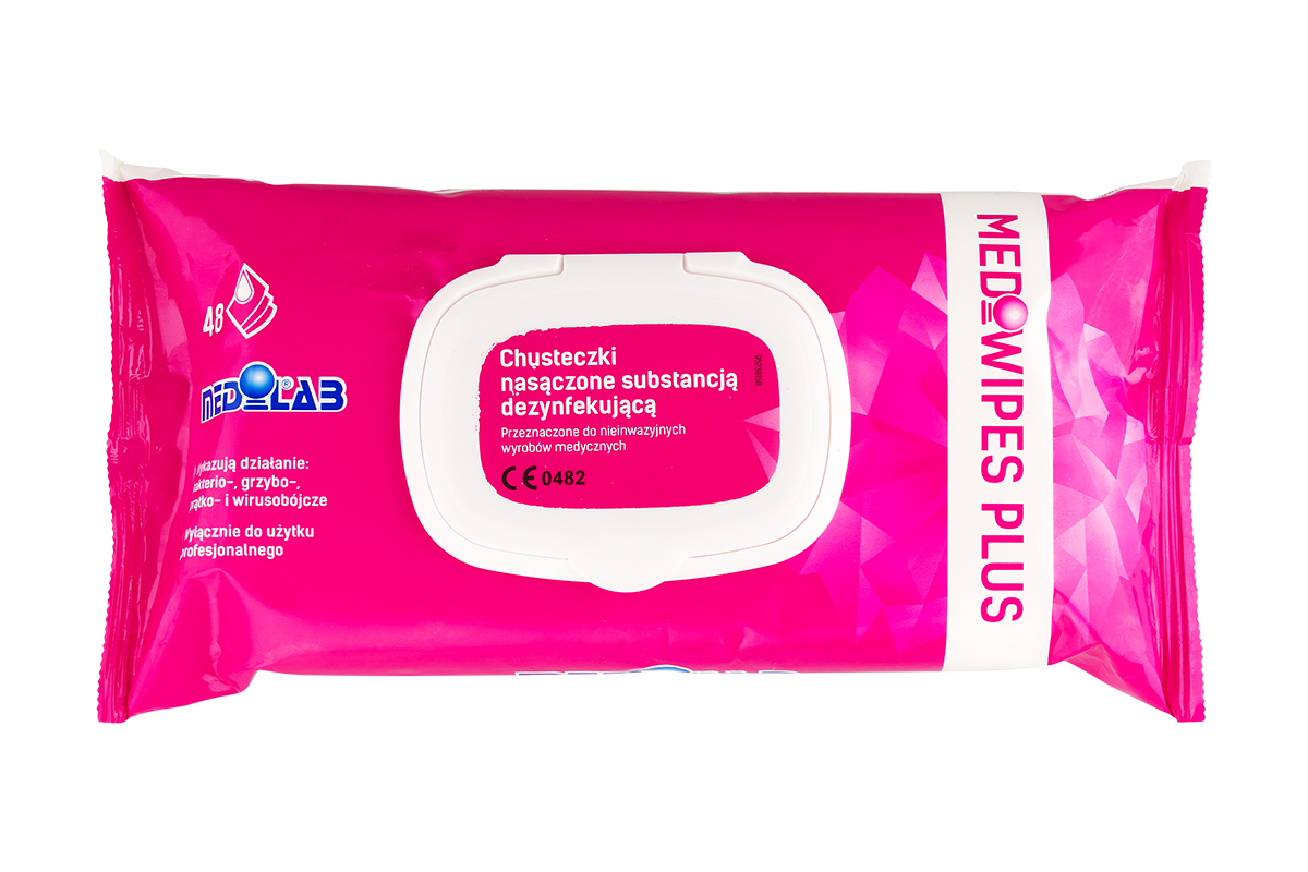 Салфетки для дезинфекции MediWipes Plus 48 шт. MediLab