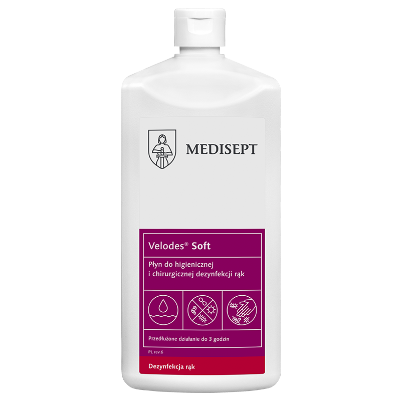 Дезинфицирующее средство для рук Velodes Soft 1 л