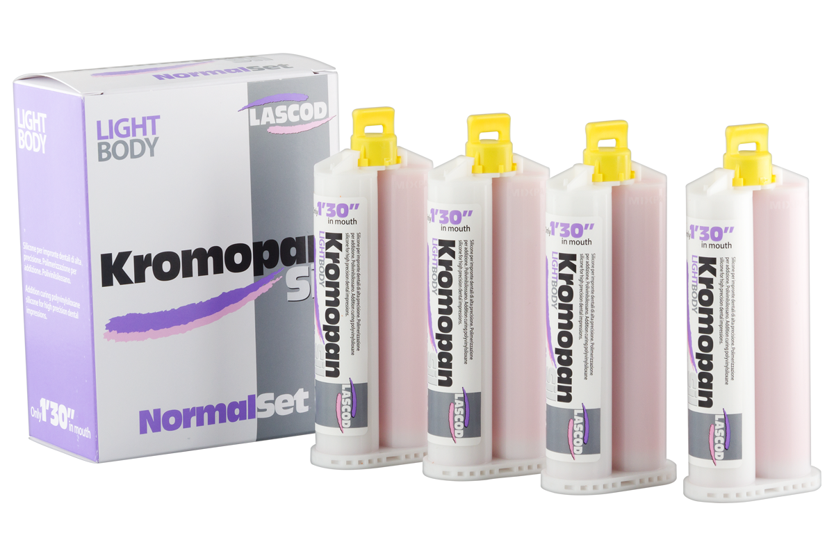 Kromopan SIL A-селикон Light Body 50 мл × 4 шт. Lascod