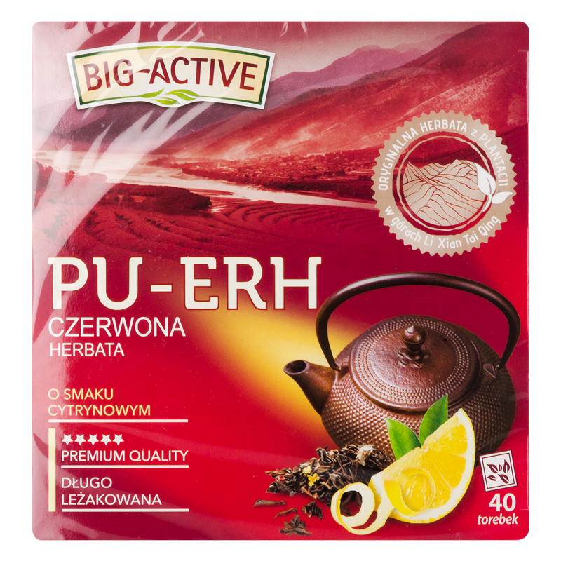 Чай Big-Active Pu-Erh красный экспресс 40 пак.
