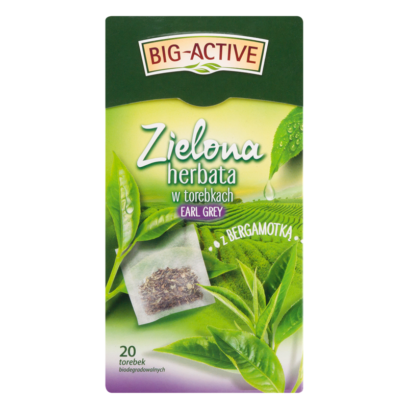 Чай зелёный Big-Active в пакетиках, 20 шт.