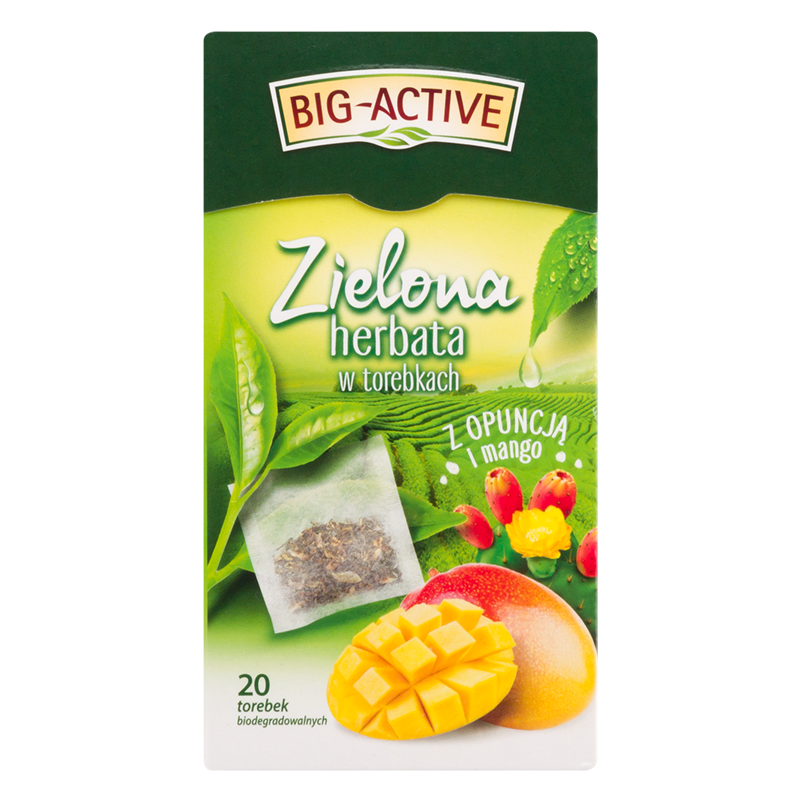 Чай зелёный Big-Active в пакетиках, 20 шт.