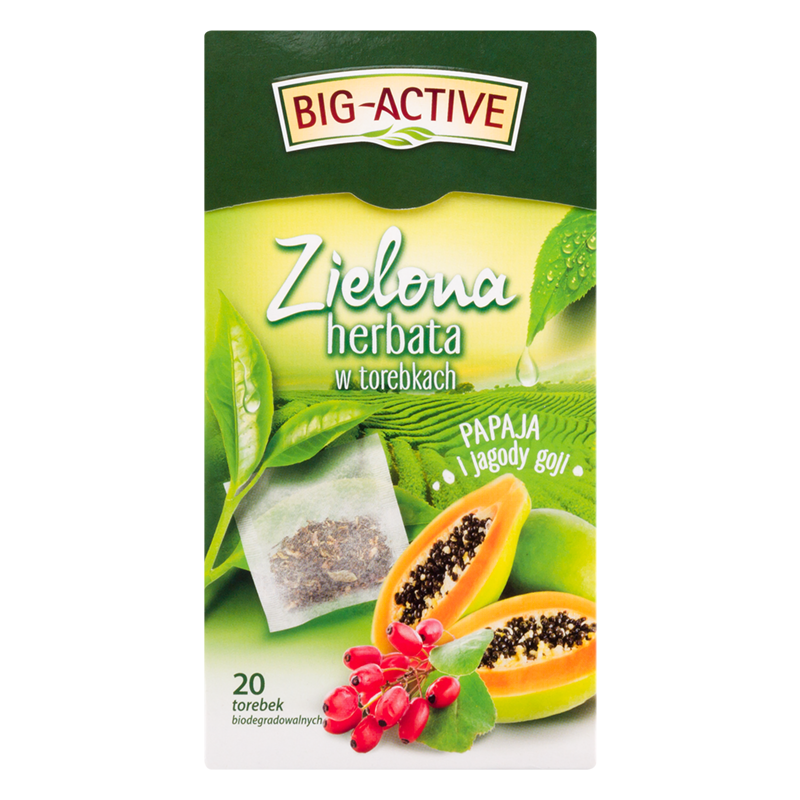 Чай зелёный Big-Active в пакетиках, 20 шт.