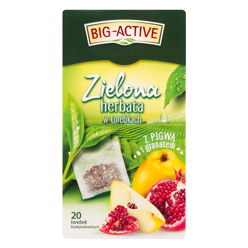 Чай зелёный Big-Active в пакетиках, 20 шт.