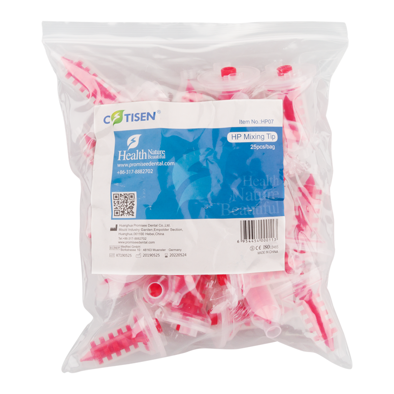 Красные смешивающие насадки для Pentamix, 25 шт. Cotisen