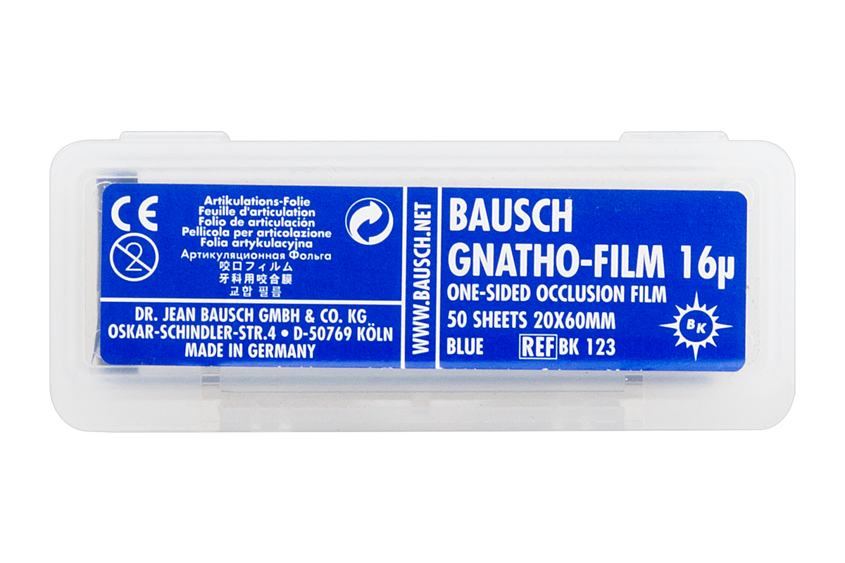 Окклюзионная фольга Gnatho-Film, 50 шт. BK 123 Bausch