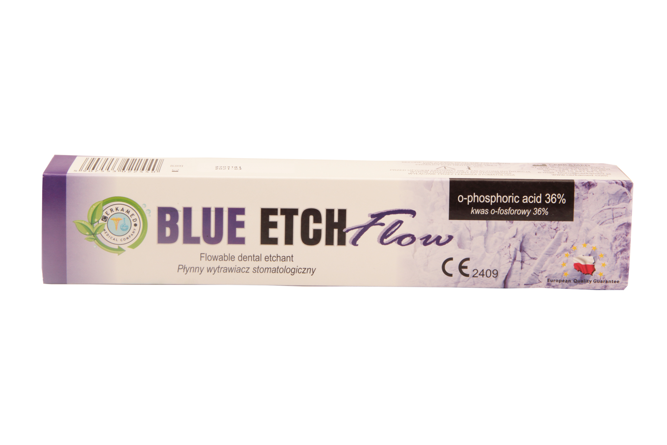 Травильный гель Blue Etch Flow Maxi 36% 50 мл (65 г) Cerkamed