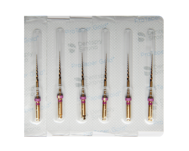 Машинные файлы ProTaper Gold 6 шт. Dentsply Sirona
